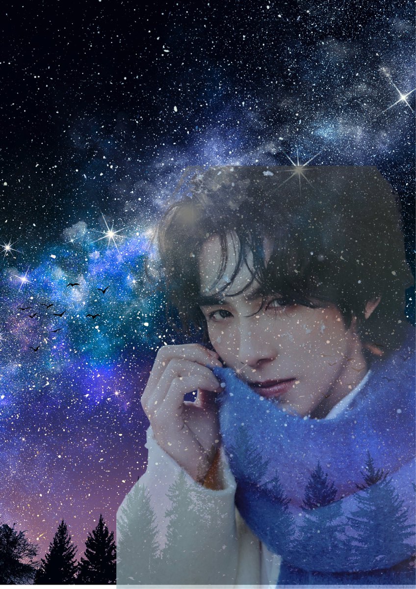 Khinhtet626613's tweet photo. #Day204

"Whispered in the Snow"

All night inside the stars,
it’s your eyes that turn into light.
Like snow falling without a word,
my heart too keeps whispering your name in silence🍀🍀❄️

#BXXMRVW #RVW #BoomRaveewit https://t.co/hN53a4P1Ic