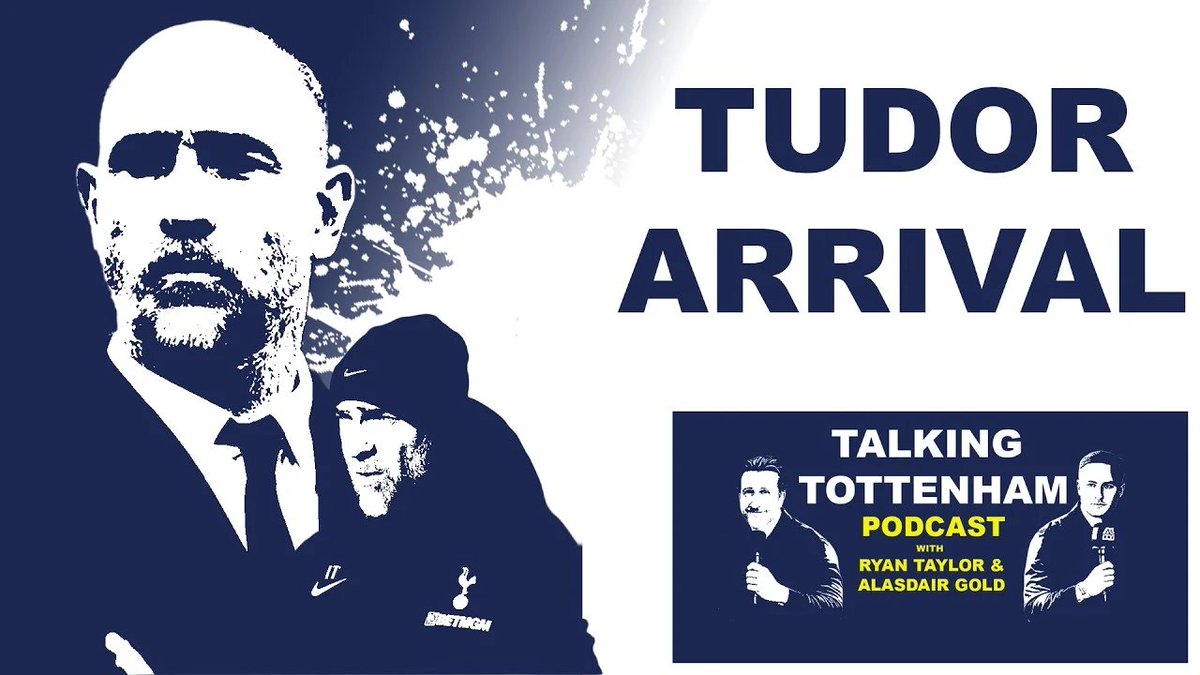 🚨 New episode of Talking Tottenham with <a href="/AlasdairGold/">Alasdair Gold</a> and <a href="/RyanTaylorSport/">Ryan Taylor</a> 🚨

🇭🇷 Tudor arrives
📚 Style, history, is he a good fit?
🔁 Coaching staff changes
💼 Supporters' Trust meeting
🔥 NLD preview

📺 youtube.com/watch?v=ltFJas…
🎧 pod.link/1577797587/epi…