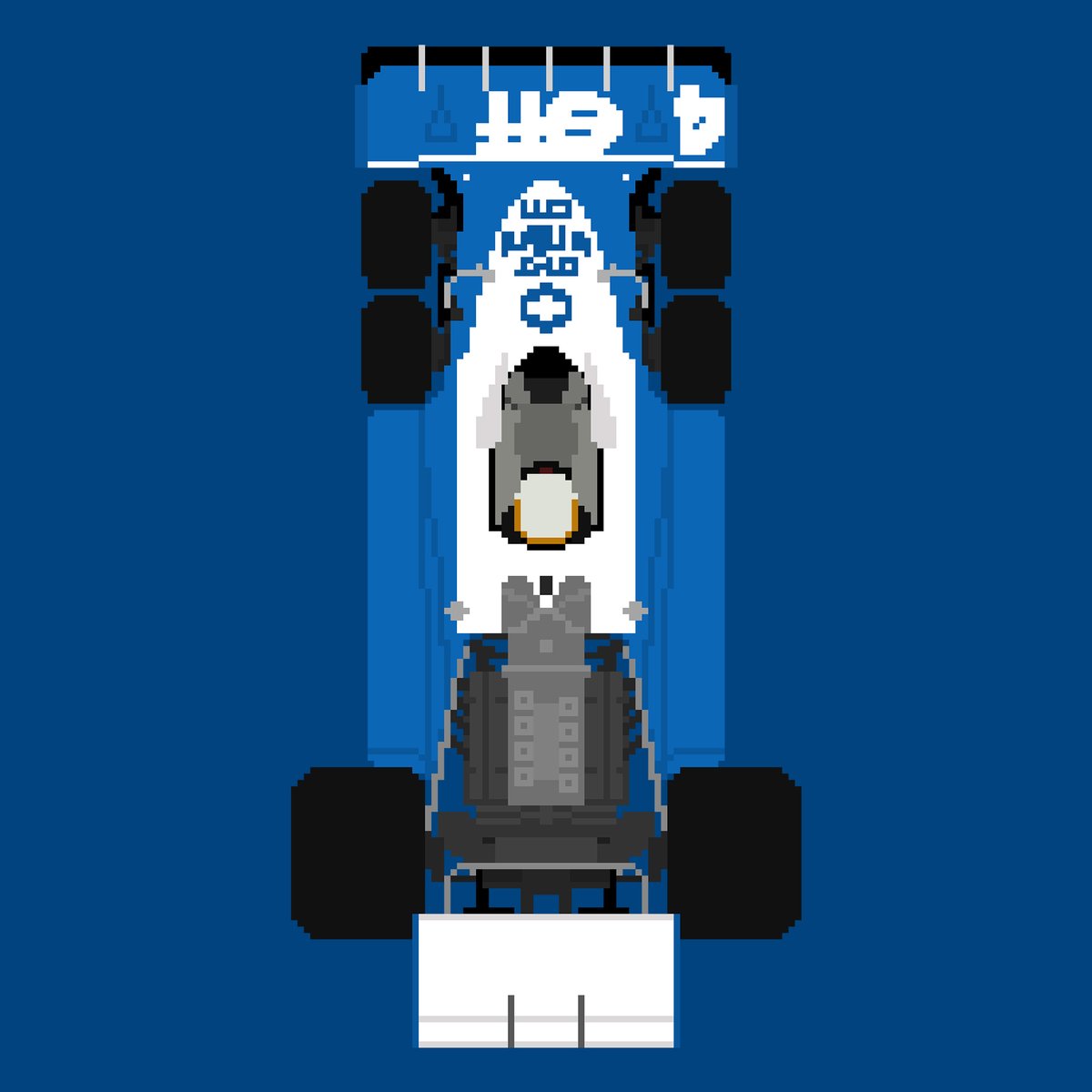 A firm favourite, the 1976 Tyrrell P34 driven by Jody Sheckter, the only driver to ever win in a 6 wheel car
