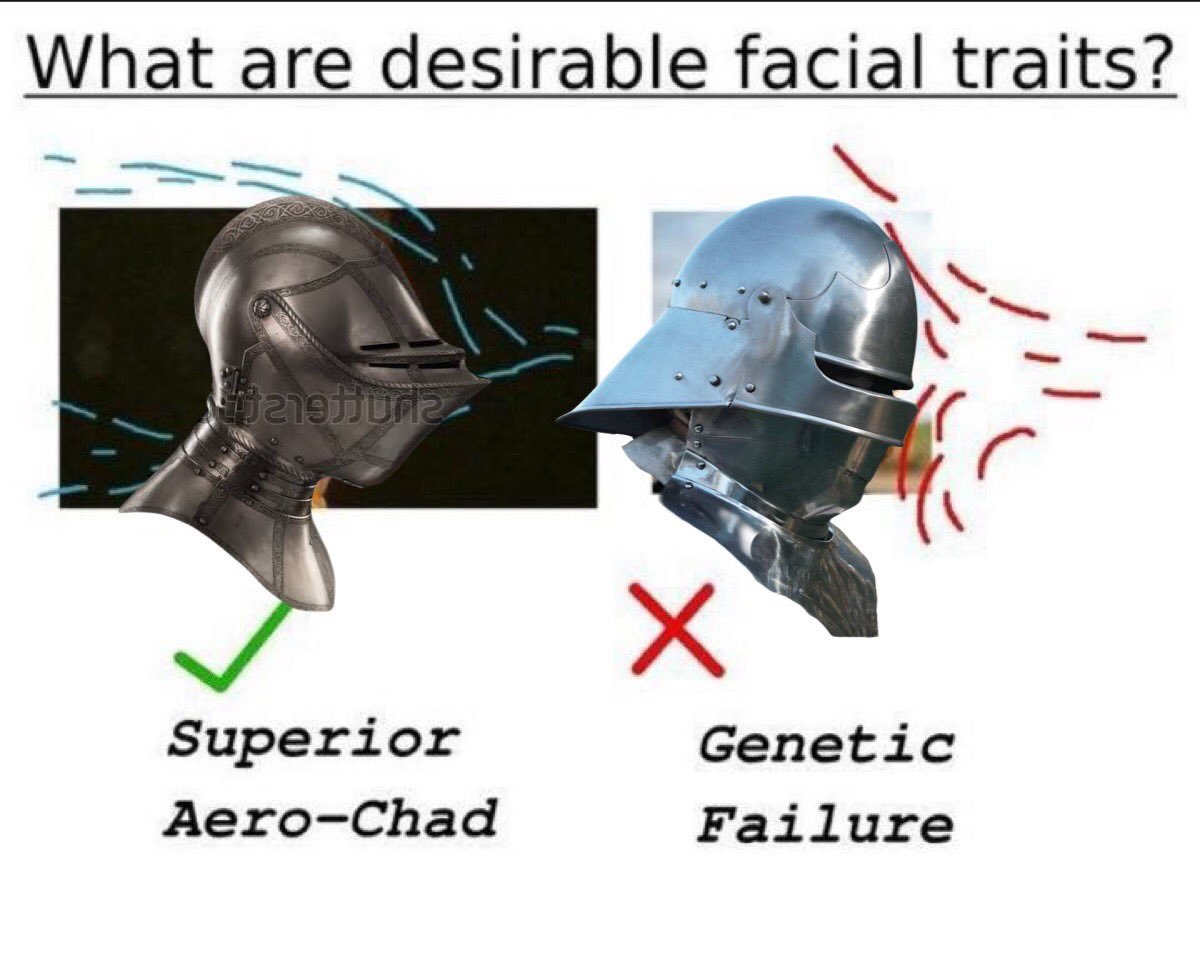 Guys will literally spend hours arguing over this, and no matter what any of them say the sallet will always be the superior medieval helmet.