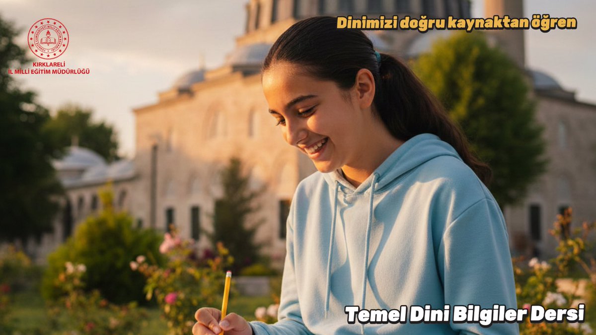 kirklarelimem's tweet photo. Ahlaklı nesiller, bilinçli gençlerle büyür. Temel Dini Bilgiler dersi; merhameti, sorumluluğu ve saygıyı hayatın bir parçası hâline getirir.

#birdegeryolculugu

@tcmeb @Yusuf__Tekin @valikirklareli @ugurturan68 https://t.co/QW7Gfrzow4