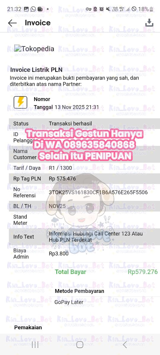 pp_love_bot's tweet photo. [29💓] Gestun Gopaylater 575.476

[30💓] Gestun Spaylater 1.052.000

[31💓] Gestun Spaylater 1.052.000

[32💓] Gestun Spaylater 2.379.000 https://t.co/VUzF9C0yWj
