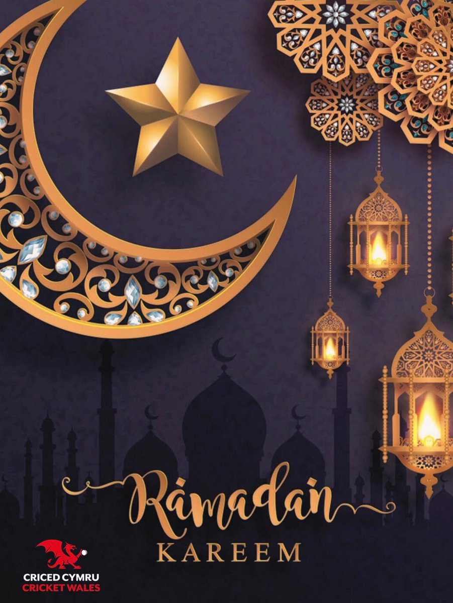 CricketWales's tweet photo. Ramadan Kareem ☪️
Wishing everyone across our cricketing communties a month of peace, love and reflection ✨
#ramadankareem #agameforall https://t.co/CF2JmNhMj3