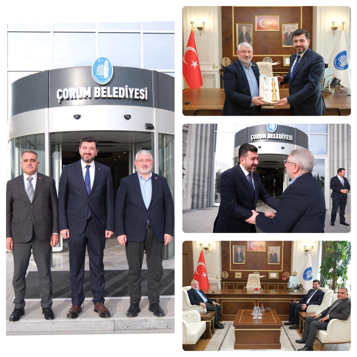 📍Çorum 

Çorum Belediye Başkanımız Sn. Dr. Halil İbrahim Aşgın'ı İl Başkanımız Av.Yakup Alar ile birlikte ziyaret ettik. 

Değerli başkanımıza misafirperverlikleri için teşekkür ediyor, şehrimize değer katan kıymetli çalışmalarında başarılarının devamını diliyorum.