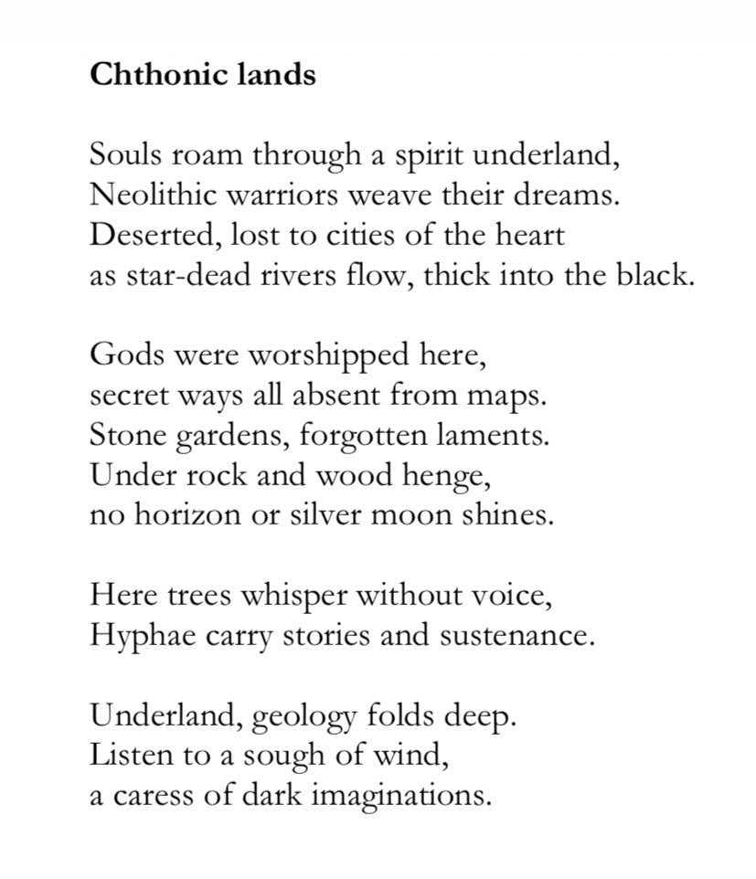 blackboughpoems's tweet photo. ‘Listen to a sough of wind
a caress of dark imaginings’

Dai Fry from ‘Under Photon Crowns’, our first author chapbook. ❤️‍🔥 

https://t.co/eZrqTgwuX2 https://t.co/dXEVVN0lA5