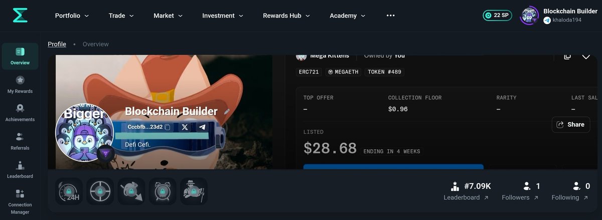 This is my profile in <a href="/Sumex_Labs/">SUMEX | Web3 SuperApp</a>