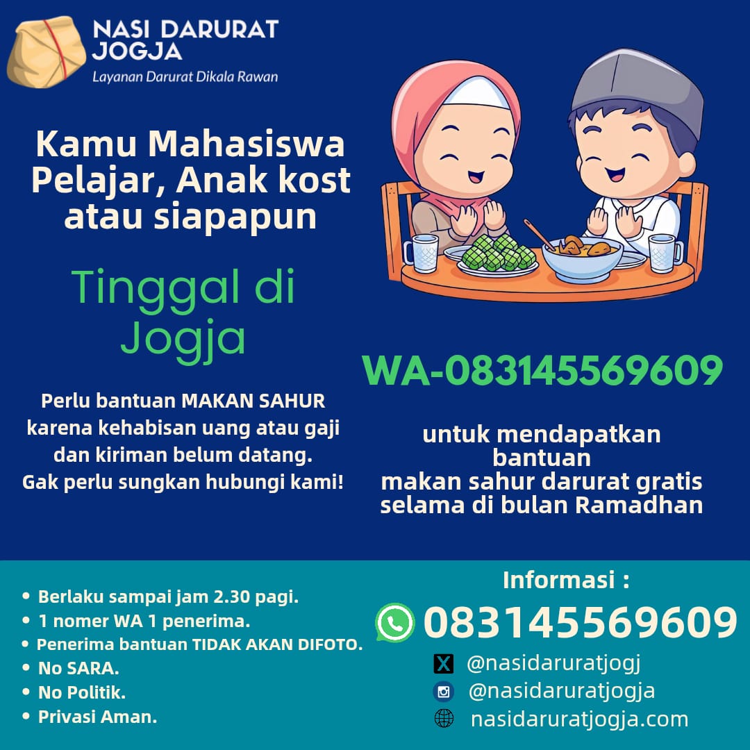 Nasi Darurat Jogja tweet media
