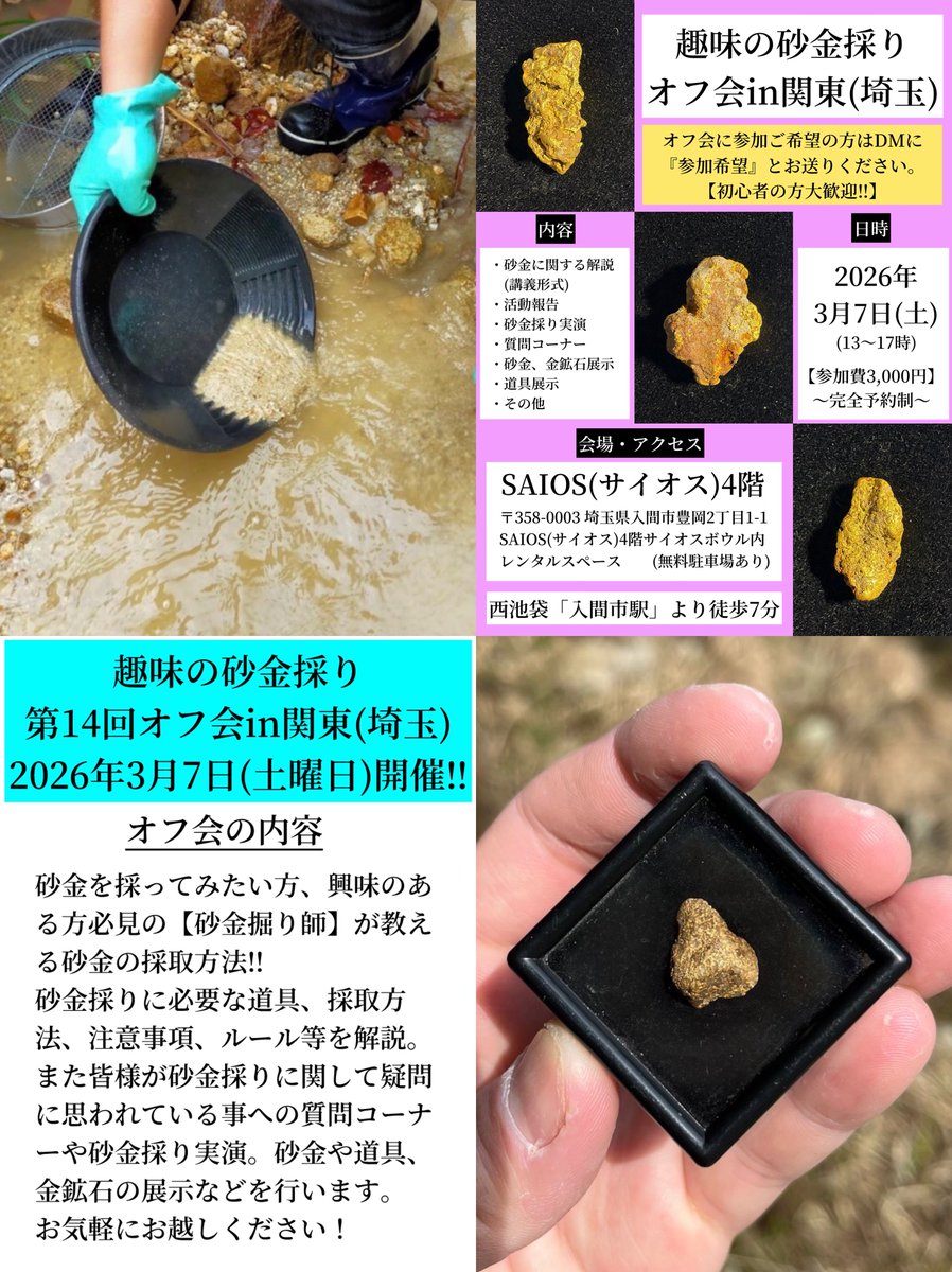 趣味の砂金採り (@Ore_smelting) / Posts / X