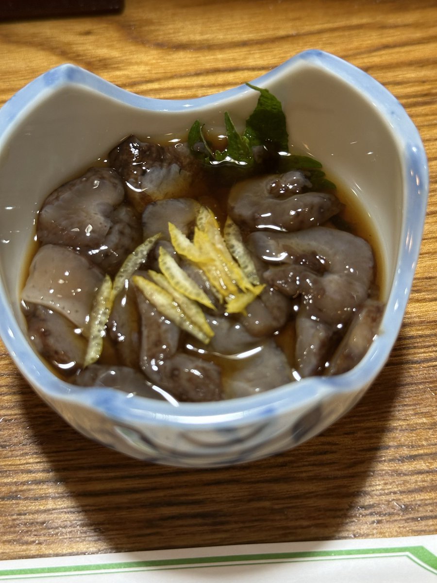 sgr19grow1's tweet photo. 酢の物頂いてます。おいしい https://t.co/fMTh9383eq