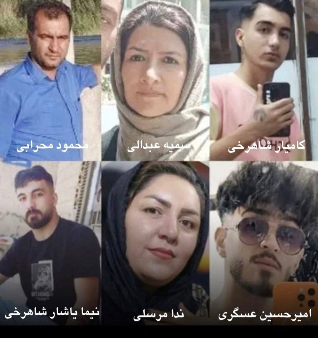 Sbvmink's tweet photo. از بازداشتی‌های چنار: محمود محرابی، سمیه عبدلی، کامیار شاهرخی، نیما یاشار شاهرخی، ندا مرسلی، امیر حسین عسگری

 صبح ۲۷ بهمن، نیروهای امنیتی با خشونت به روستای چنار اسد‌آباد همدان یورش بردند، صدها نفر را همراه با ضرب و شتم بازداشت کردند.
#Chenar
#IranMassacre https://t.co/lhhlGCKsXs