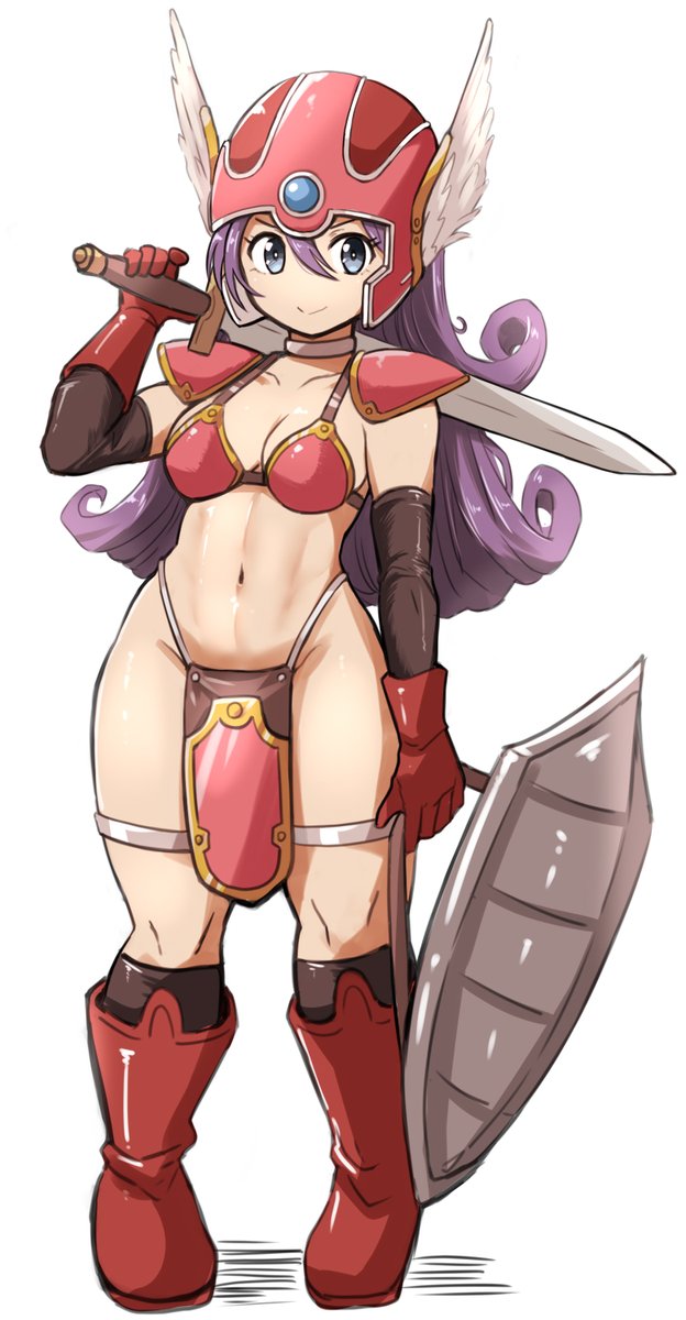 ドラクエ3の戦士を描いた 