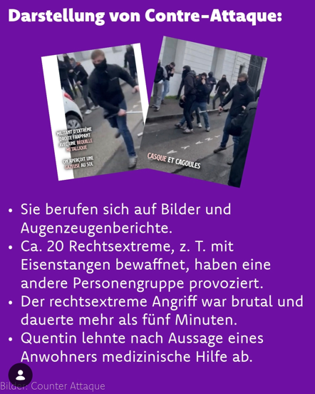 Rechercheplattform zur Identitären Bewegung tweet media