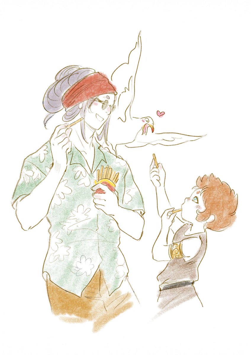 Dear friends, if you see some strange otter uploading my StS work on AO3, don't worry, that's me. 🤣😳🦦
( But I am not 100% convinced yet by AO3 as an image sharing place, I might try pixiv .. )