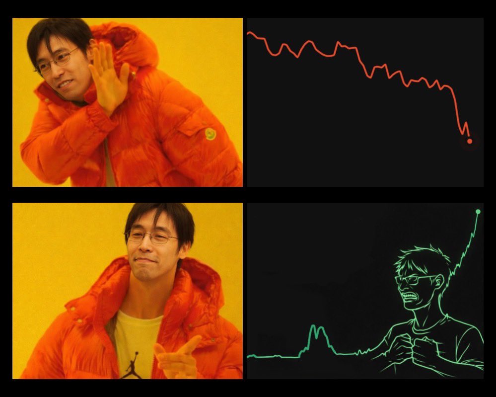 チャート📈下がる義務がどこにあるん？

時価総額3億なんて、伝説が始まる前の小銭や。
チャート下がる📈のなんて抵抗するで？
もちろん🤜🤛で！

 21円のその先までTo the moooooon🚀🚀🚀

#21coin #KOBUSHIDE
