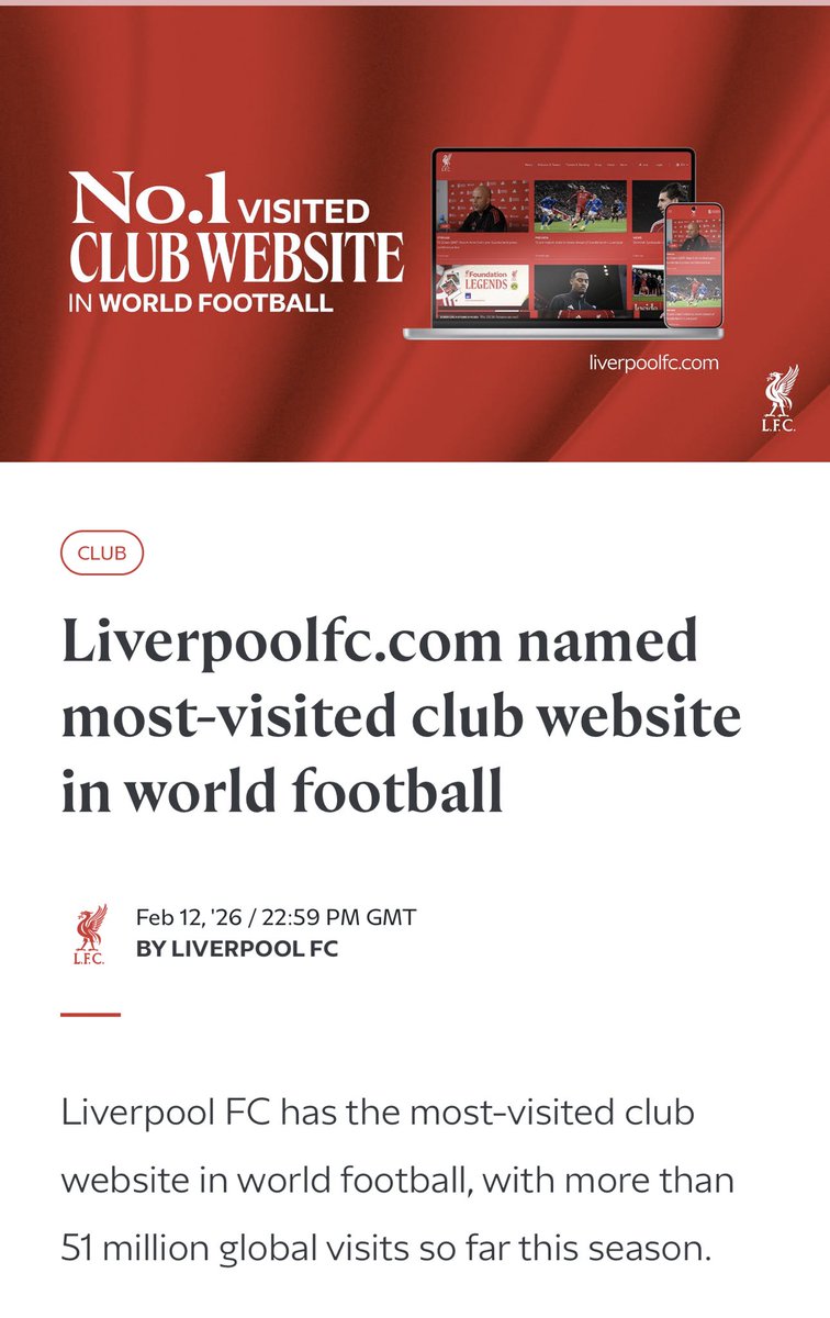 ⁦<a href="/LFC/">Liverpool FC</a>⁩ ❤️