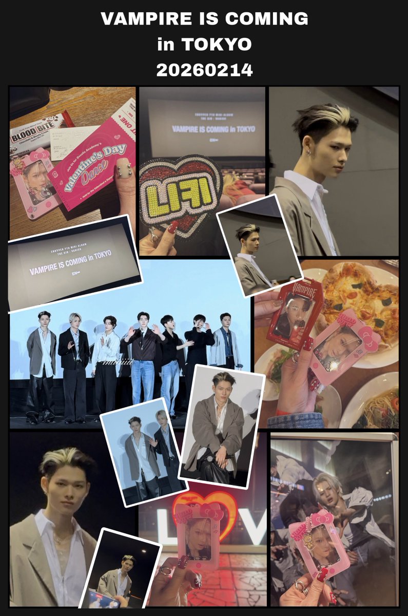 Taiyakini_ki04's tweet photo. 260214 
VAMPIRE IS COMING in TOKYO

また１つ…大切な思い出ができました♡
あぁ…また会いたいなぁ…

#VampireIsComingInTokyo
#THE_SIN_VANISH
#ENHYPEN  #NI_KI #니키 #ニキ
@ENHYPEN @ENHYPEN_members
#엔하이픈 https://t.co/GkNBl77ady