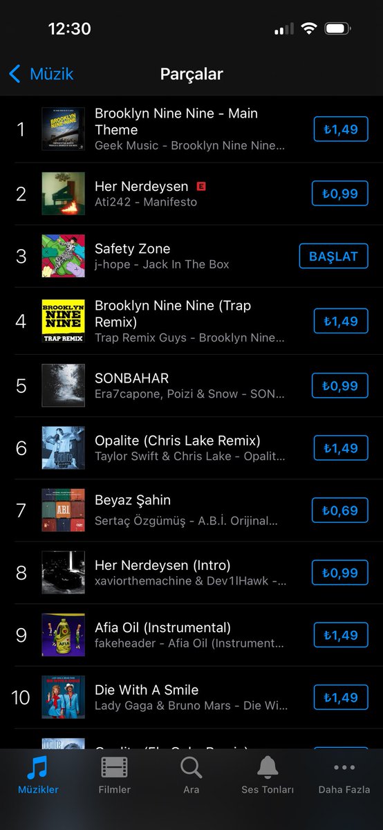 Hadi 1 yapalım çabuk 3e yükselmiş