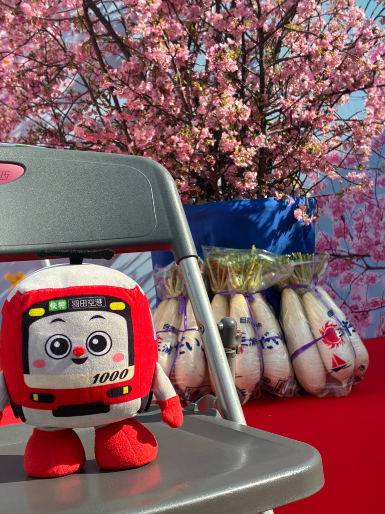 けいきゅん、三浦海岸桜まつりお迎え式に 行ってきたよ🌸🚋 三浦海岸