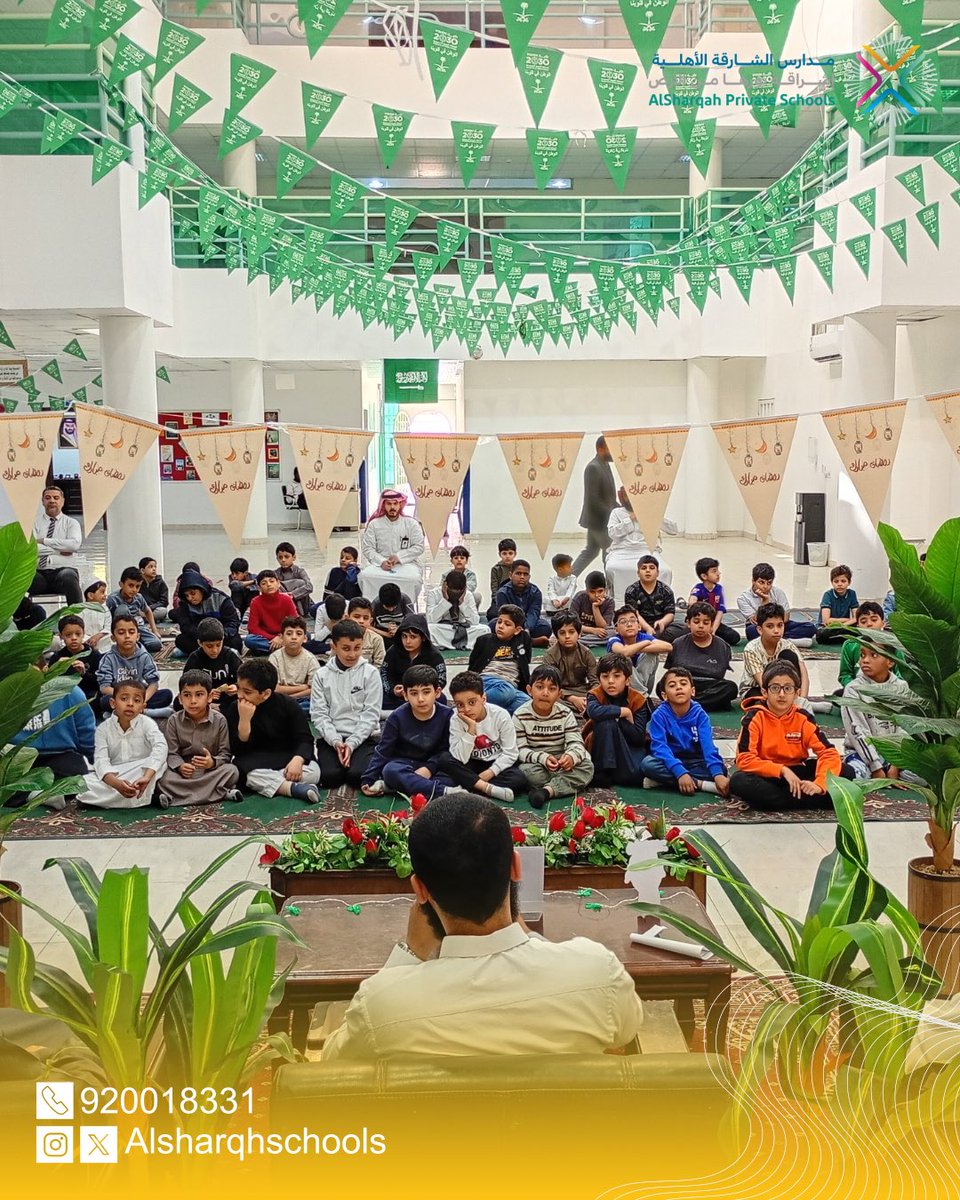 نظّمت مدارس الشارقة ندوة تثقيفية بمناسبة حلول شهر رمضان المبارك، تحت عنوان “أيامًا معدودات”، لتعزيز القيم الإيمانية واستثمار هذا الشهر الفضيل بما يعود بالنفع والفائدة🌙✨
#رمضان_كريم