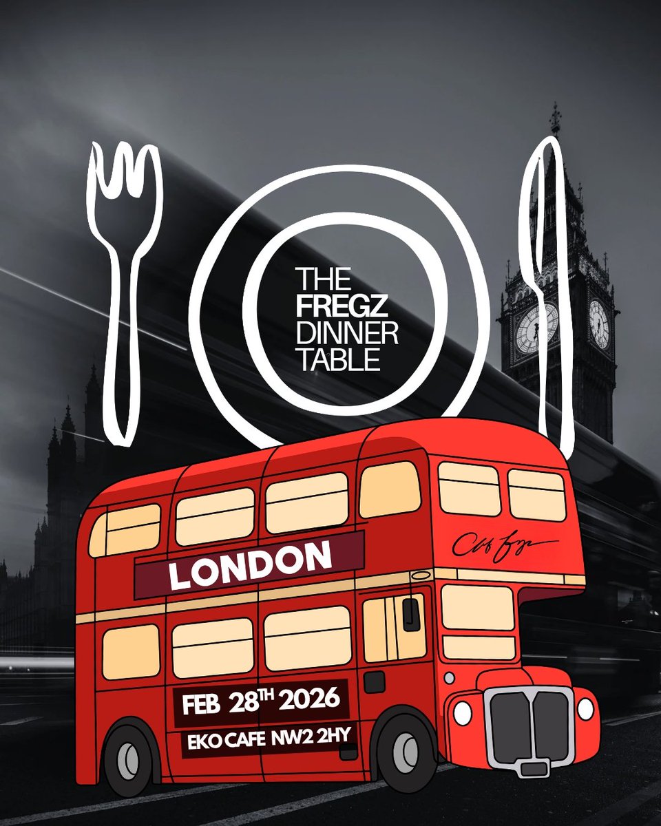 If you're in London I am hosting my dinner table on the 28th of Feb at Ẹ̀kọ́ Cafe

I'd love to see you there. Please click the link below to book your seat.

It's my birthday edition. So come feast with me! 

book.stripe.com/8x2cN60DU5xY8Q…
