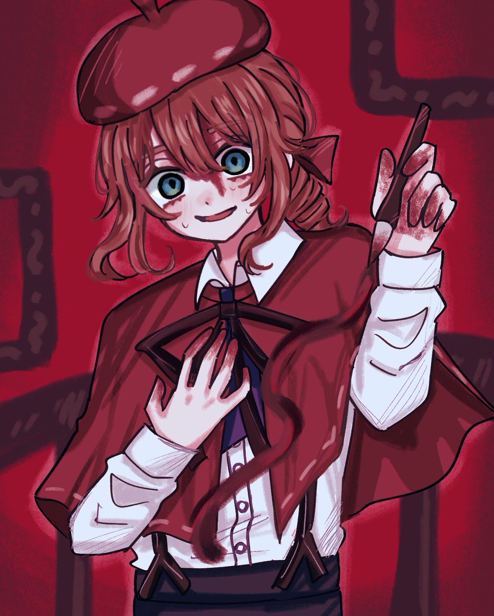 『赤』

※血液表現注意