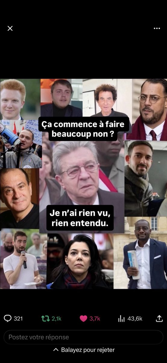 ca_depasse's tweet photo. @alainpaulweber Changé? Non! Les pires ont toujours été de gauche ! Et le @gouvernementFR les préservent pour faire barrage au @RNational_off le danger ne vient pas d’où l’on croit si les proportionnelles étaient là #JMlepen serait passé on en serait sûrement pas là! FRANÇAIS RÉVEILLEZ VOUS! https://t.co/d2EUYdgaR0