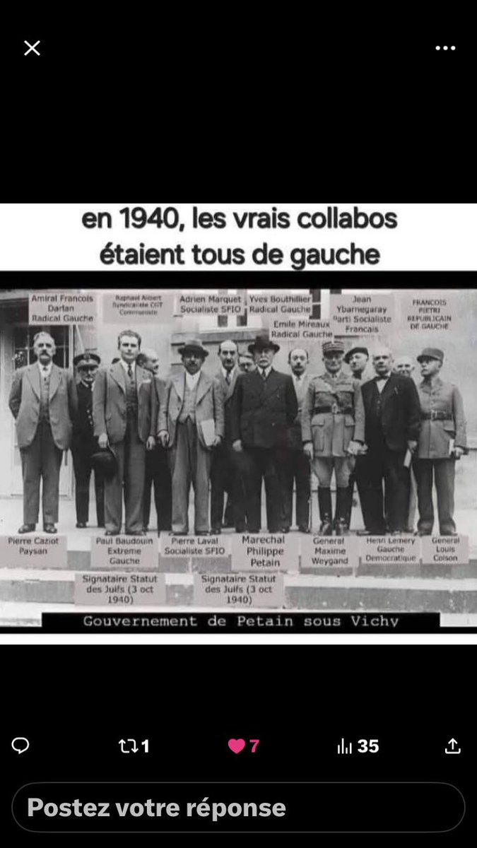 ca_depasse's tweet photo. @alainpaulweber Changé? Non! Les pires ont toujours été de gauche ! Et le @gouvernementFR les préservent pour faire barrage au @RNational_off le danger ne vient pas d’où l’on croit si les proportionnelles étaient là #JMlepen serait passé on en serait sûrement pas là! FRANÇAIS RÉVEILLEZ VOUS! https://t.co/d2EUYdgaR0