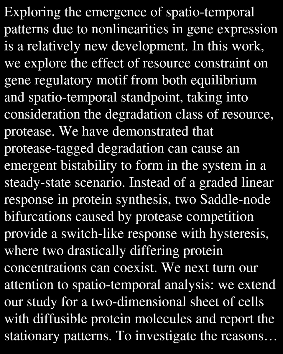 Spatial pattern formation as a consequence of Protease Competition

Chakraborty, P., Dey, S., Kundu, R., Banerjee, M., Ghosh, S.
biorxiv.org/content/10.648…