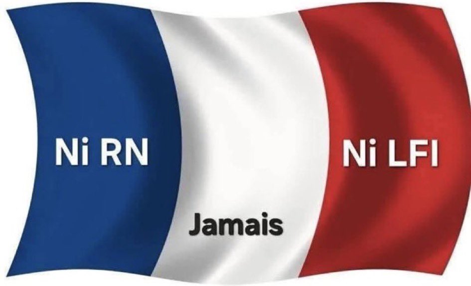 Juste un petit rappel aux comptes d'ED qui s'abonnent à mon compte parce que je tape sur LFI
 Je vomis autant l'extrême droite que l'extrême gauche et je vous dégage.
Capito
#NiExtremeDroiteNiExtremeGauche