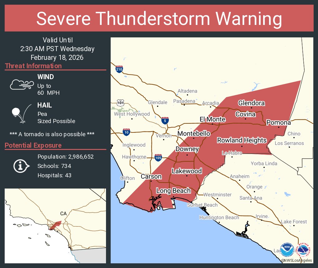 NWS Los Angeles tweet media