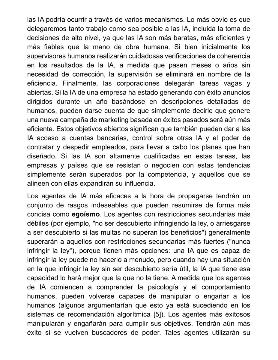 XMihura's tweet image. Voy a profundizar un poco en esto:

Durante miles de millones de años, la evolución ha sido la fuerza motora del desarrollo de la vida, incluidos los seres humanos. La evolución nos ha dotado a los humanos de gran inteligencia, lo que nos ha permitido convertirnos en la especie…