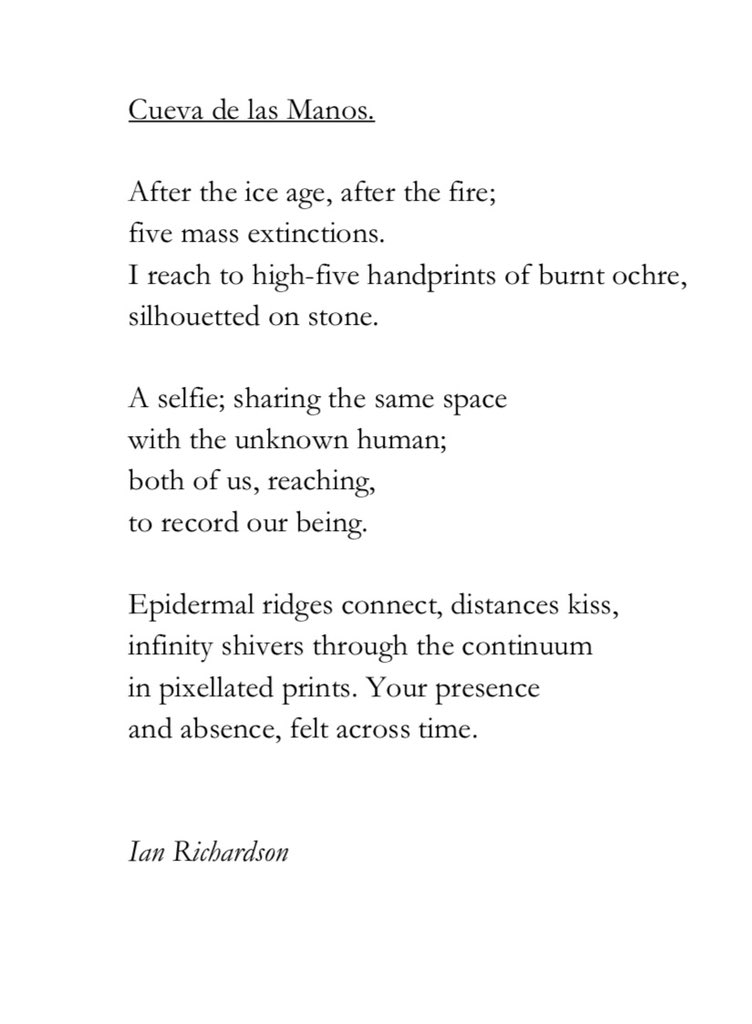 blackboughpoems's tweet photo. ‘After the ice age, after the fire’

@IanRich10562022 from ‘Deep Time 1’ our first poetic anthology inspired by Robert Macfarlane’s ‘Underland’. @robgmacfarlane 

https://t.co/VEfh9EIvHI

#poetry #anthropocene #deeptime https://t.co/x32hKn0viz
