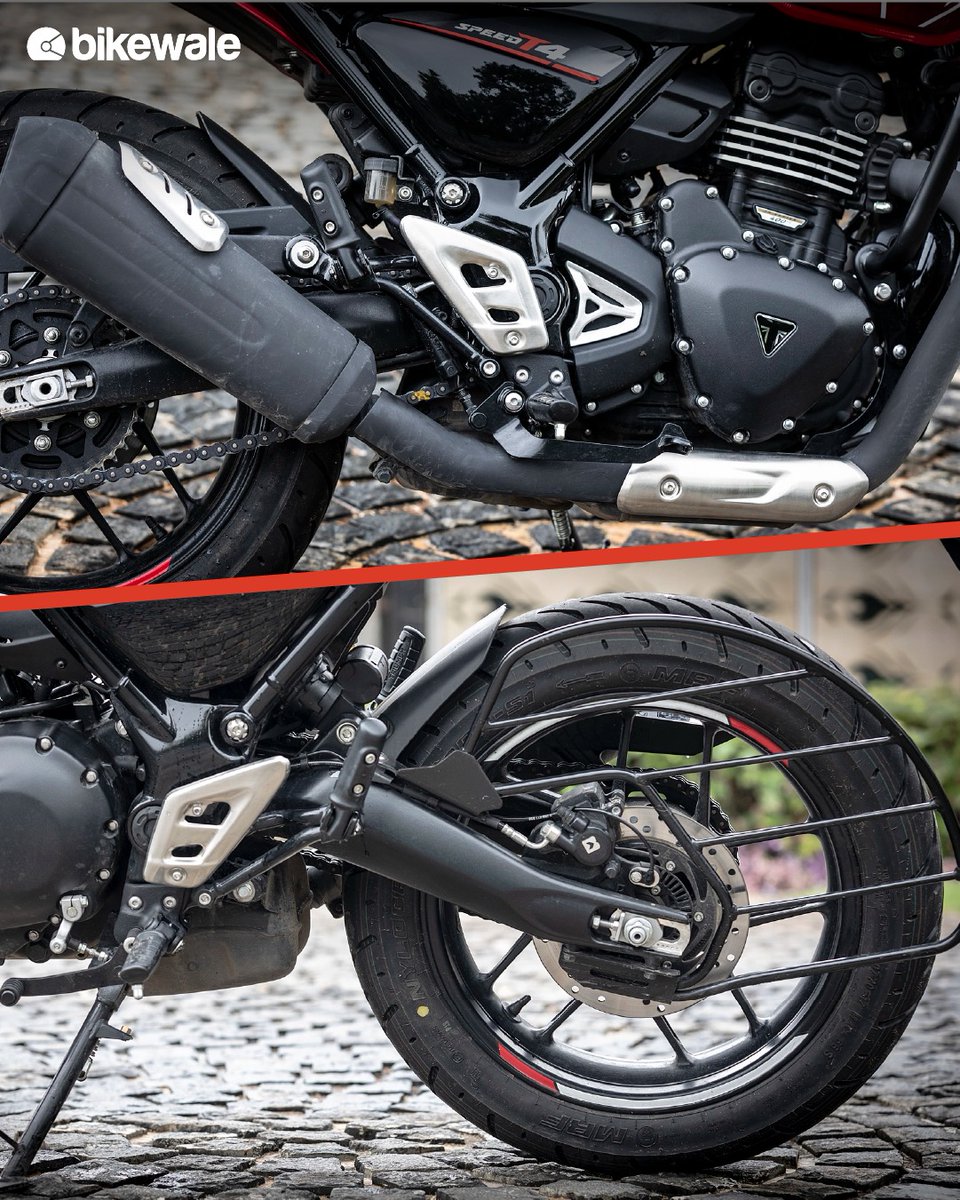 BikeWale's tweet photo. Explore the gallery and get up close with this modern-retro roadster.
To know more download the BikeWale App now: https://t.co/WuK8AOtDSN
#triumph #speedT4 #triumphmotorcycles #bwphotos #bikes #motorcycles #bikeupdates #modernclassic #roadster #indiansuperbikes #ridemore https://t.co/mjgr3Maqdr