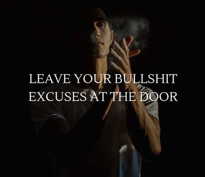 FiveFitness's tweet image. Ninety-nine percent of the failures come from people who have the habit of making excuses. The day you take complete responsibility for yourself, the day you stop making any excuses, that's the day you start to the top.     

#NoExcuses #FailForward #Motivation #Success #Gym