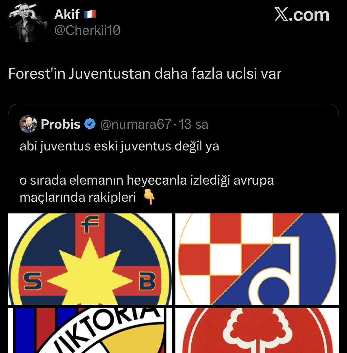 her gün bu fenerliler arasında hangimiz daha oçocuğu yarışı mı yapılıyo amk forest juventustan daha büyük demiş eleman