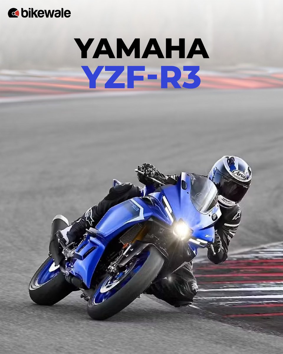 BikeWale's tweet photo. Explore the gallery and feel the precision of this track-inspired machine up close.
To know more download the BikeWale App now: https://t.co/WuK8AOt63f
#yamaha #yzfr3 #r3 #bwphotos #bikes #motorcycles #bikeupdates #supersport #trackmachine #indiansuperbikes #ridemore https://t.co/2QD4eop6k9