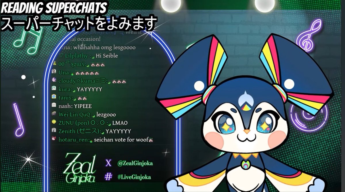 おみず好きかもしれないマスコット() ▶1:30:50あたり~ 
youtube.com/live/dSCaTPltM…