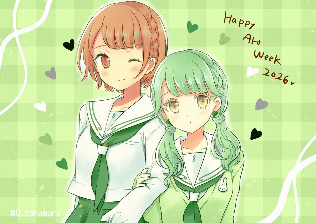Happy #AroWeek 2026💚

ここにいるよ

#AromanticSpectrumAwarenessWeek #oc