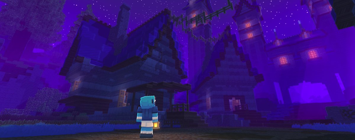 My shader is making me fall in love with #Minecraft all over again.