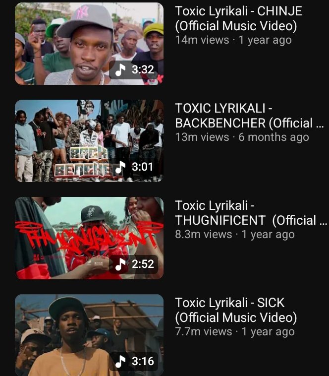 Leteni sasa za hao masoshi wenu.
#toxic