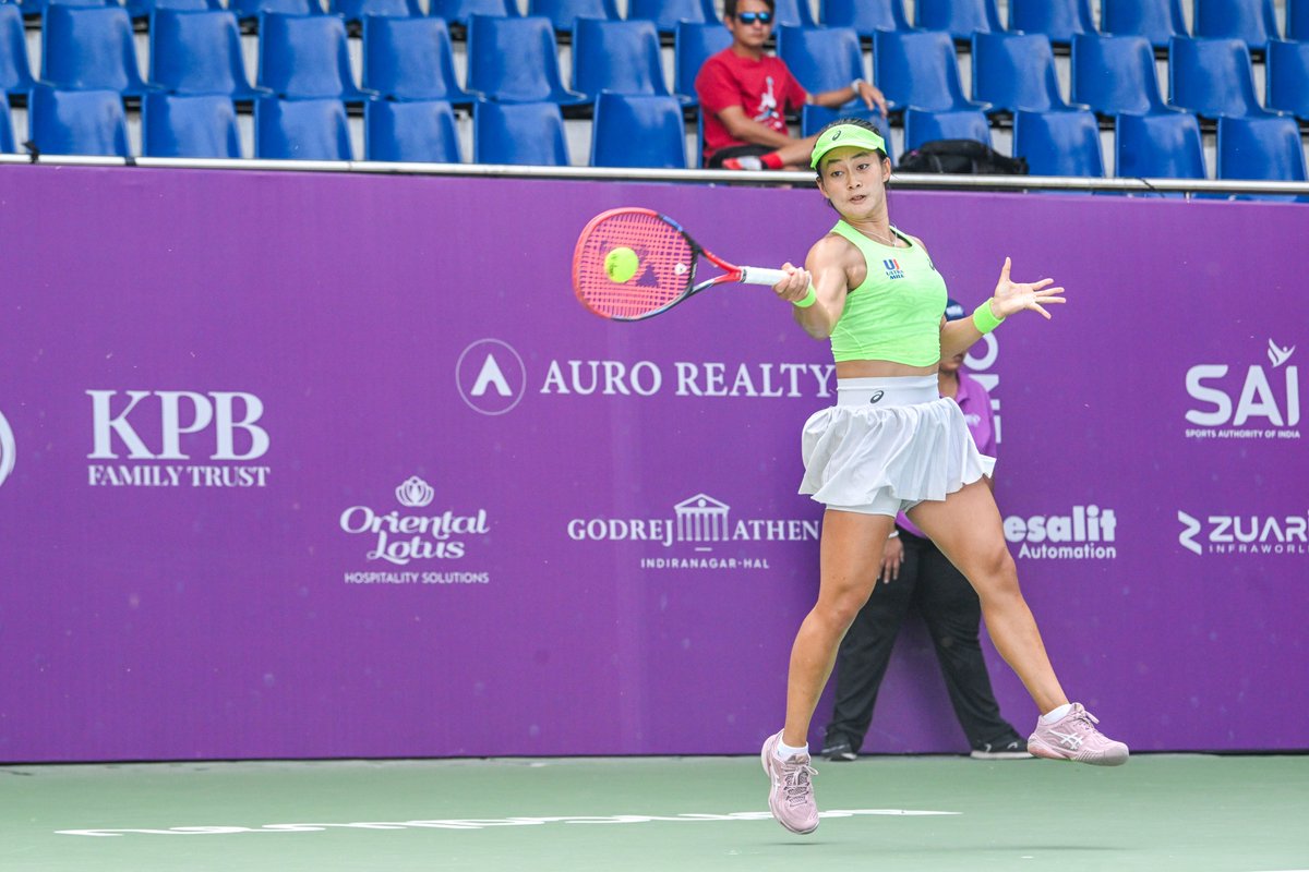 blritfopenwomen's tweet photo. 🇷🇴 Arina Gabriela Vasilescu advances on Court 1 defeating 🇮🇩 Priska Madelyn Nugroho

6–2, 6–3

A confident straight-sets performance to book her spot in the next round of the ITF W100 Bengaluru.

PC - @deepthiindukuri 

#ITFW100 #KPBTrustOpen #MainDraw #WomensTennis #MatchResult https://t.co/W16iuDh972