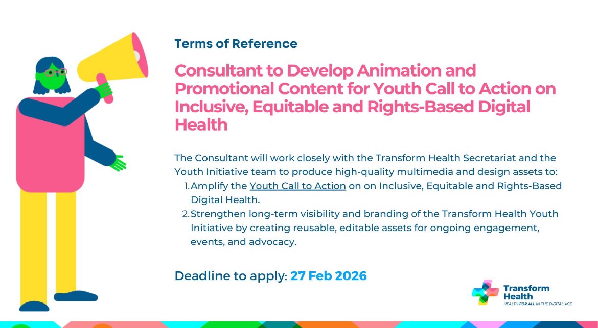 Young Experts: Tech for Health (YET4H) tweet media