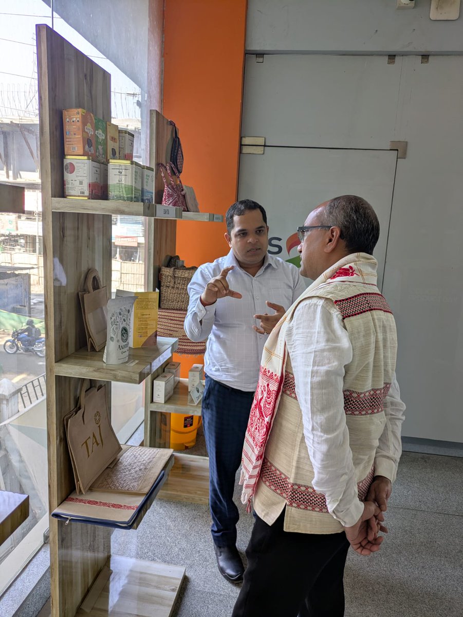 It was a pleasure meeting <a href="/rathomkar09/">Omkarnath Suprabhat Rath 🇮🇳</a> at Assam Start-up – The Nest in Ambari, Guwahati, where he graciously took us on a tour of the facility and shared his vision for expanding opportunities across Assam’s dynamic and fast-growing start-up ecosystem. It was truly heartening to