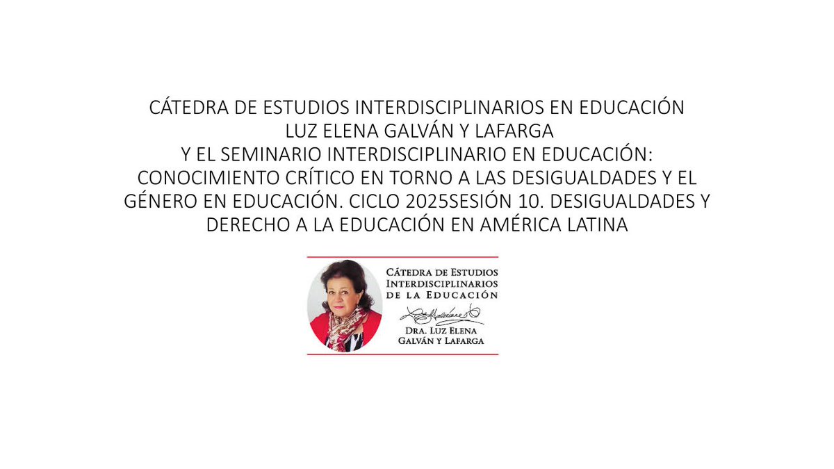 Comparto participación en la Cátedra de Estudios Interdisciplinarios en Educación Luz Elena Galván y Lafarga y el Seminario Interdisciplinario, México. José Pascual Mora García PhD posdoctorado Uptc Tunja profesor titular EMÉRITO ULA Táchira y Catedrático invitado de la UPTC