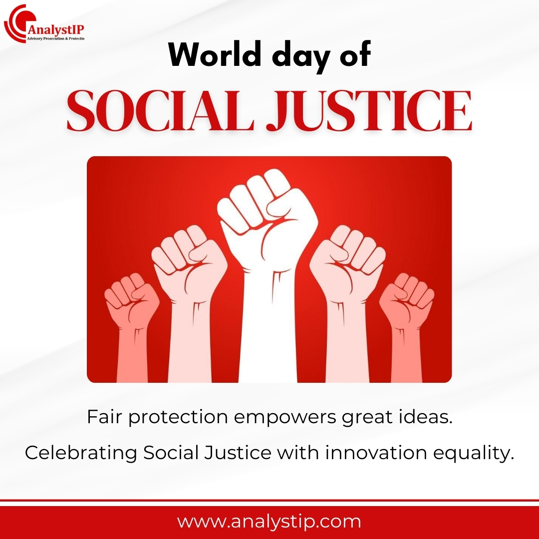 analyst_ip's tweet photo. Happy World Day of Social Justice — fairness in protection, equality in innovation.
#AnalystIP #WorldDayOfSocialJustice #IPForAll https://t.co/ZS0UMR5uwA