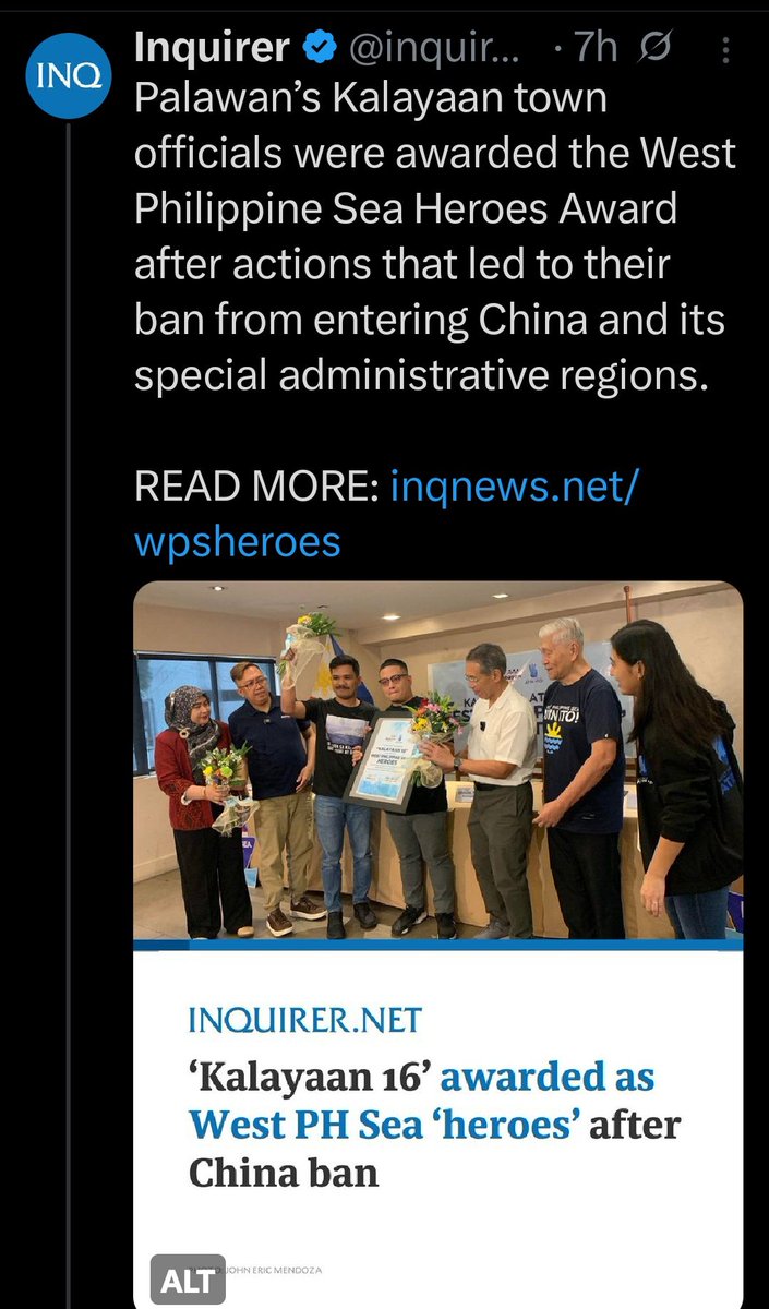 Cendaña kayo Akbayan at Atin Ito dahilan pag nawalan trabaho milyon Filipino. Susugurin kayo OFWs na mawalan ng trabaho dahil sa provocations ninyo against China. Nagbigay pa kayo award sa Kalayaan island officials dahil sa pag declare nila persona non grata sa Chinese Ambassador