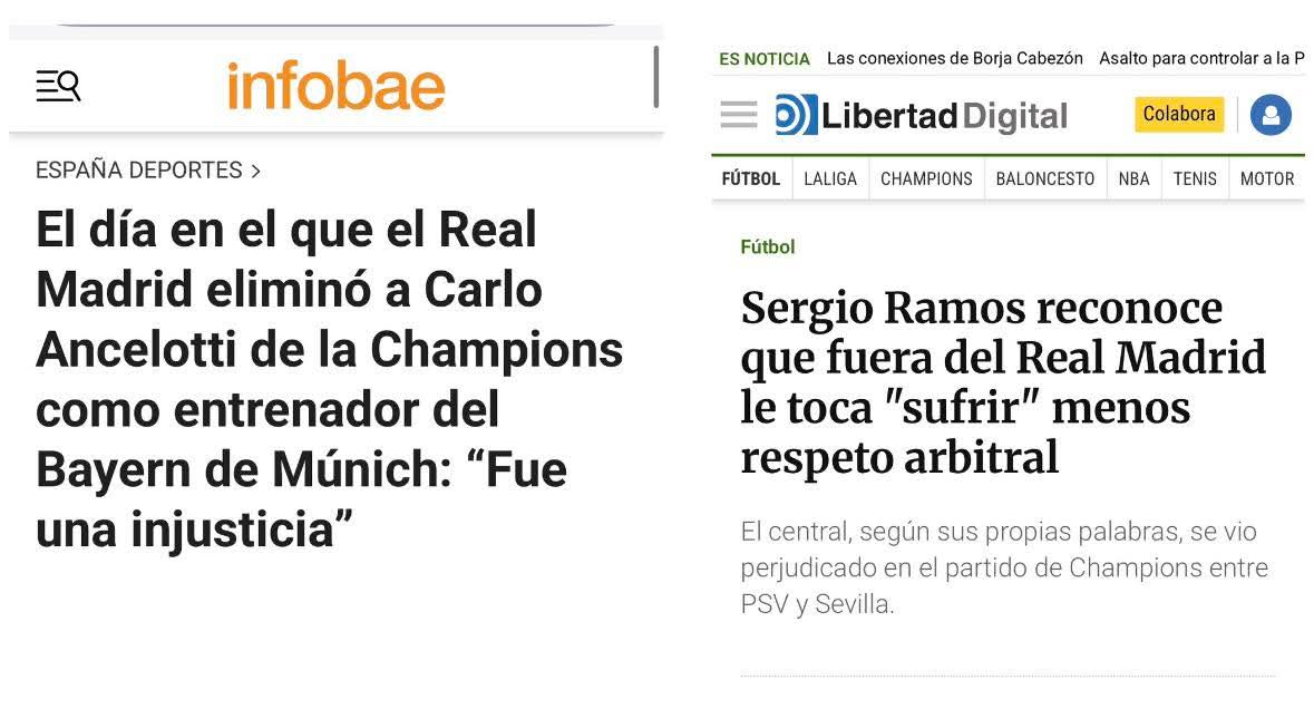JordanAT17's tweet photo. No deja de ser revelador ver a Mourinho en el Benfica,Carlo Ancelotti en el Bayern o Sergio Ramos en el Sevilla, reconociendo que el Real Madrid ha sido BENEFICIADO cuando han jugado contra ellos, pero callaban cuando defendían sus colores.. https://t.co/lPoxpGZ1Ct