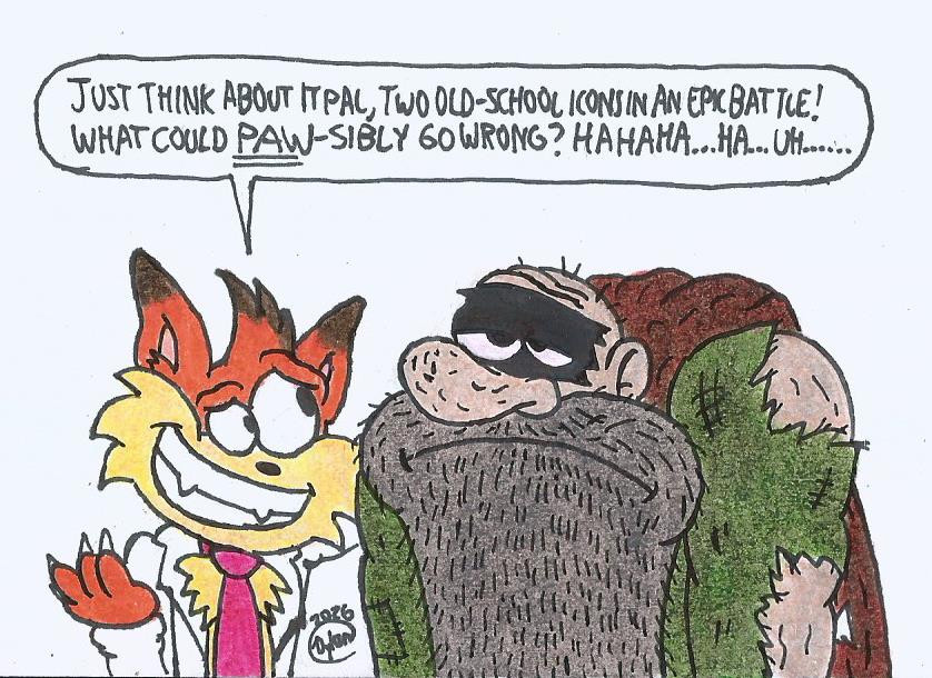 Morwaldsaurian's tweet image. Following the Mario vs Sonic trend, Bubsy decides to bring in an old videogame partner
#Bubsy #Boogerman