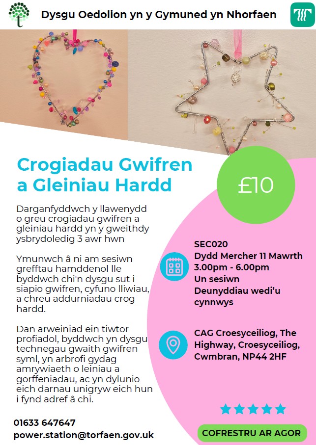 Torfaen Adult Community Learning tweet media