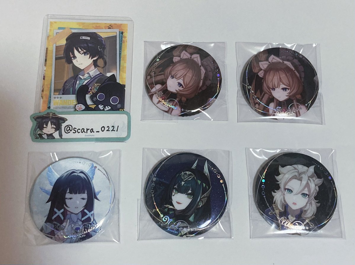 交換』原神 ナドクライ 月夜の叙事詩 缶バッジ 譲 サンドローネ.傀儡2